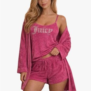 Juicy Couture Women's Fuchsia Lounge Set